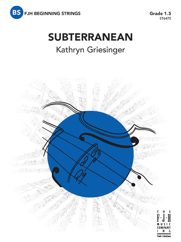 Subterranean - String Orchestra Conductor Score & Parts (Digital Download)