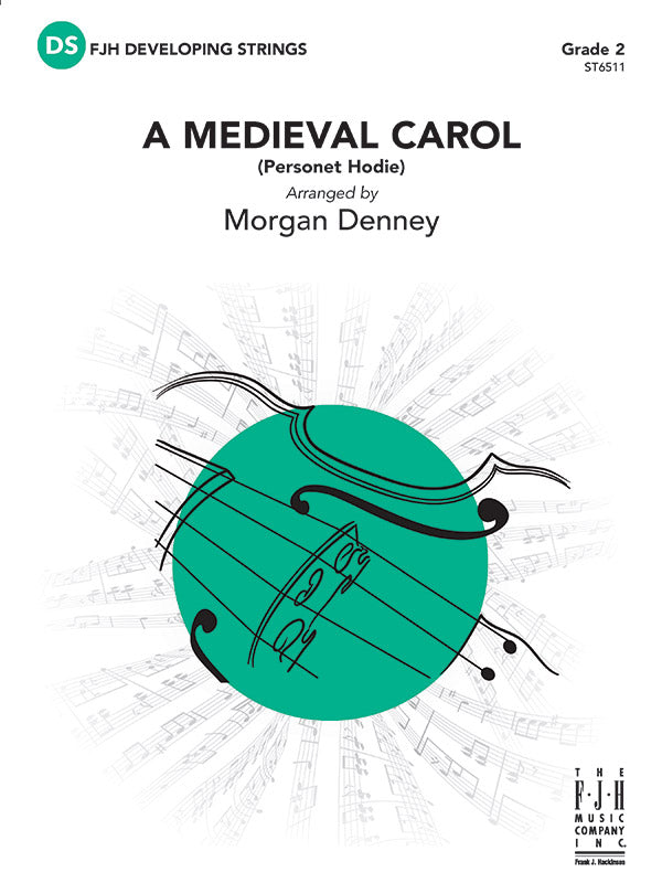 A Medieval Carol (Personet Hodie) - String Orchestra Conductor Score & Parts (Digital Download)