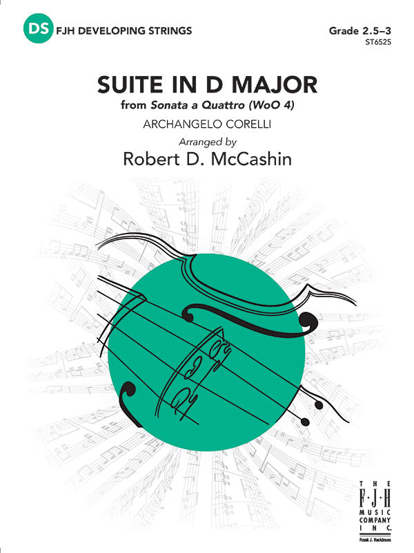 Suite in D Major (from Sonata a Quattro (WoO 4)) - String Orchestra Conductor Score & Parts (Digital Download)