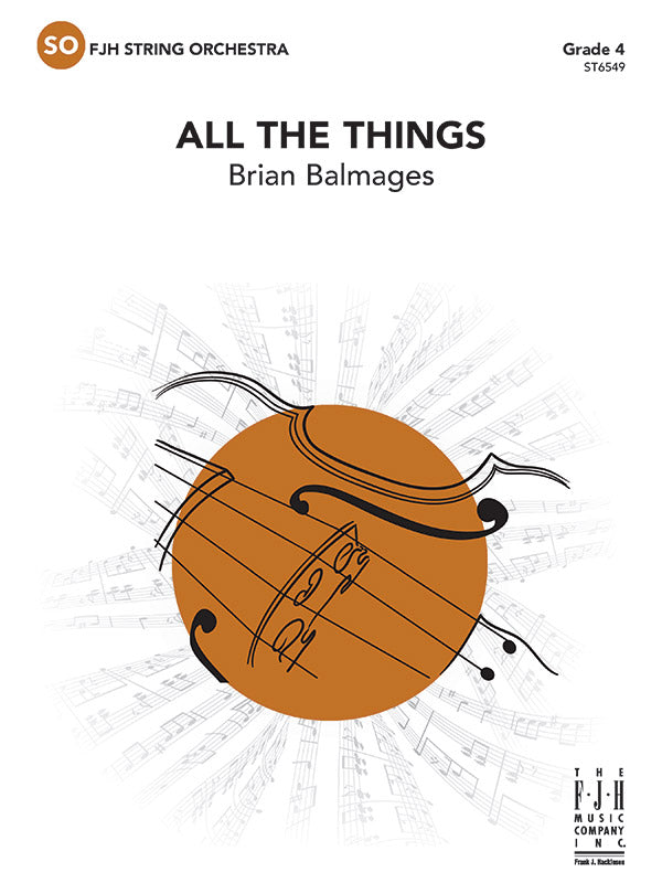 All the Things - String Orchestra Conductor Score & Parts (Digital Download)