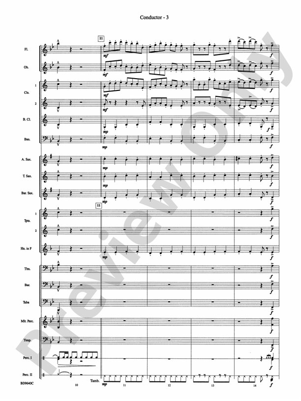 A "Can Can" Christmas - Concert Band Conductor Score & Parts (Digital Download)
