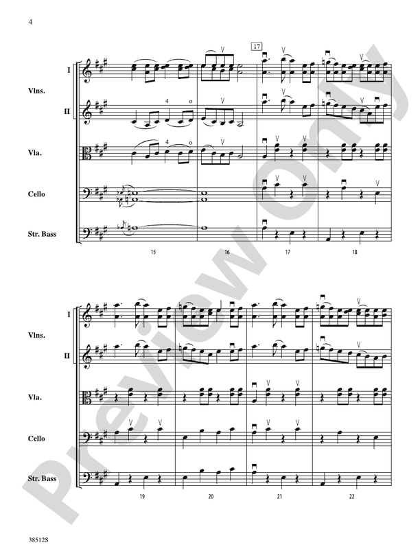 Bluegrass Fiddle Frenzy – String Orchestra Conductor Score & Parts (Digital Download)