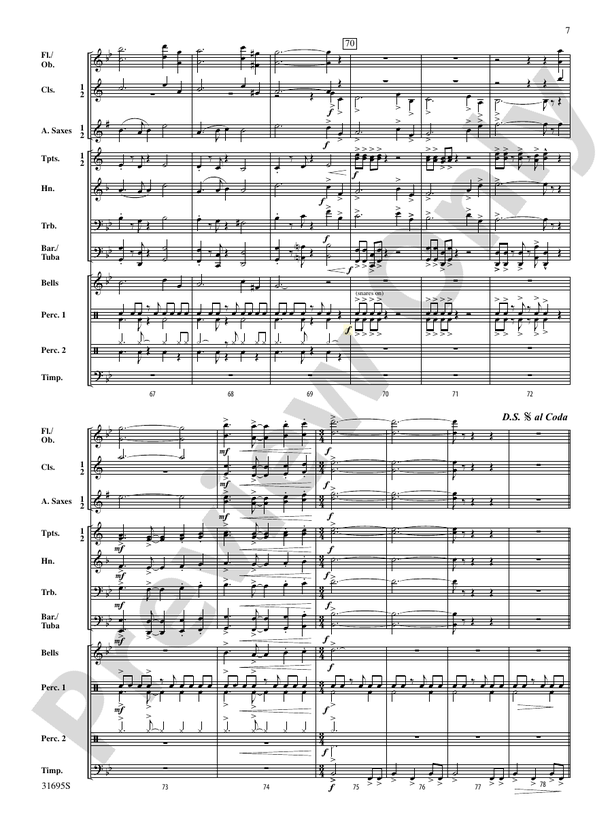 Willow Creek Festival - Concert Band Conductor Score & Parts (Digital Download)
