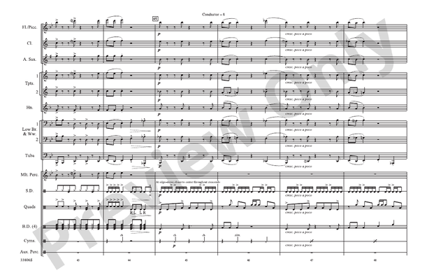Hip to Be Square – Marching Band Conductor Score & Parts (Digital Download)