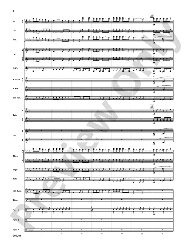 We're Off to See the Wizard, Variations on - Concert Band Conductor Score & Parts (Digital Download)