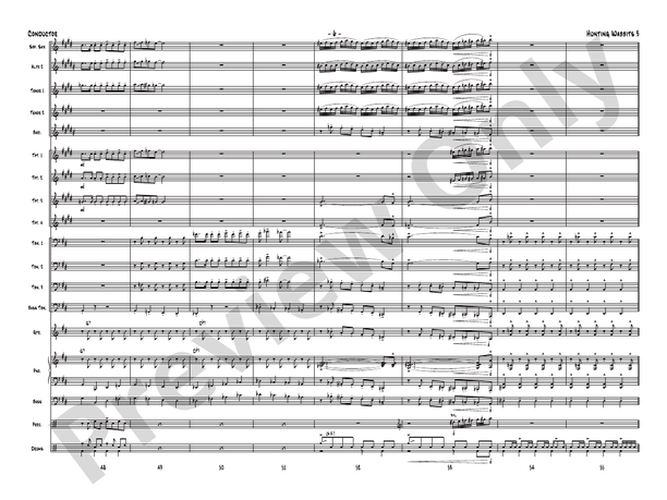 Hunting Wabbits 3 (Get Off My Lawn) – Jazz Ensemble Conductor Score & Parts (Digital Download)