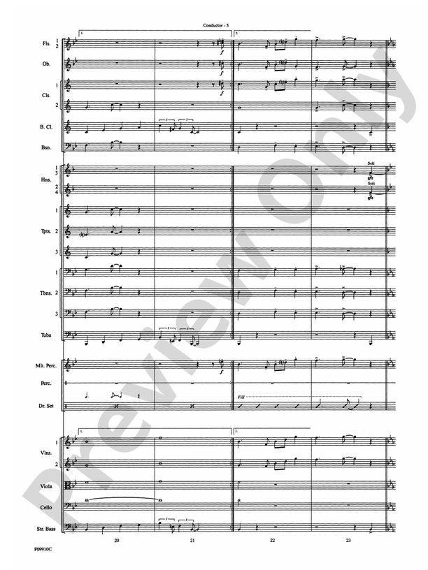 A Touch of Jazz - Full Orchestra Conductor Score & Parts (Digital Download)