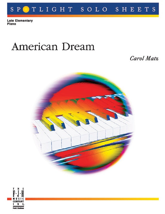 American Dream - DSM-DS4007 - Piano (Digital Download)