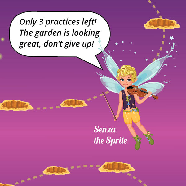 Fairy Garden A3 Music Practice Chart by Musically Gifted