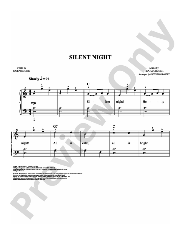 Silent Night - DSM-PS-0003465 - Easy Piano (Digital Download)
