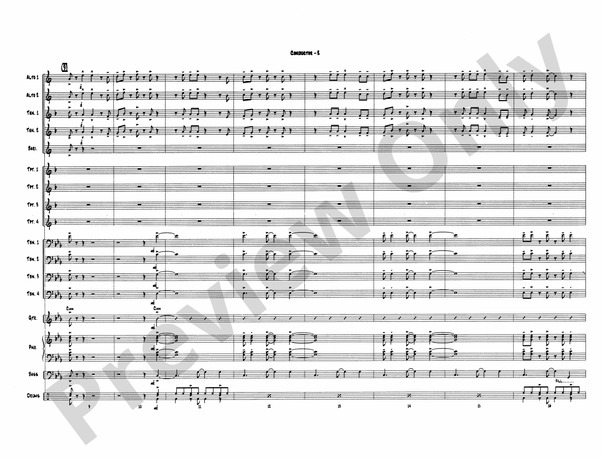 Livin' la Vida Loca - Jazz Ensemble Conductor Score & Parts (Digital Download)
