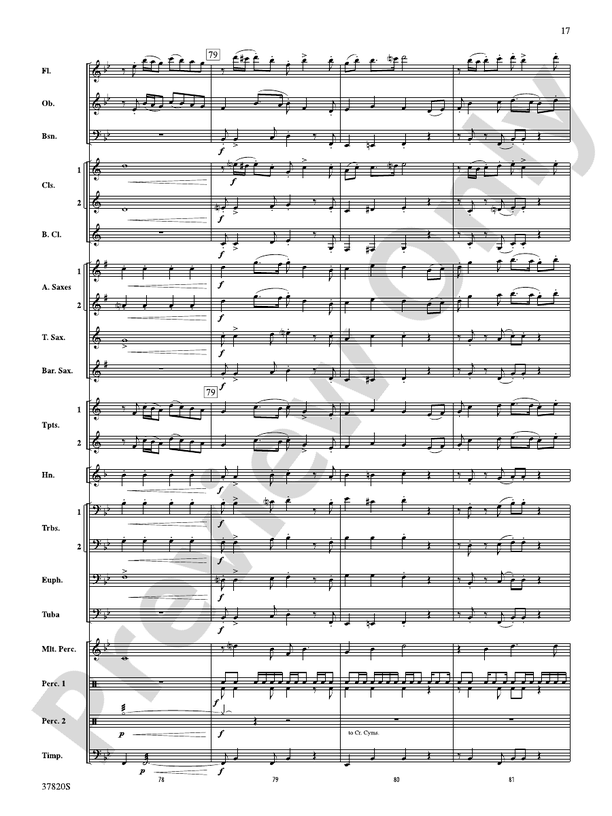 Wings - Concert Band Conductor Score & Parts (Digital Download)
