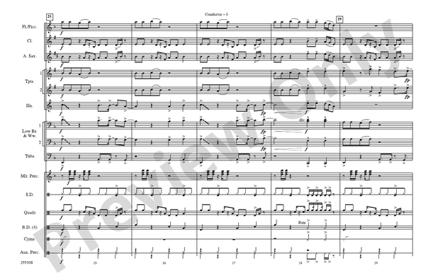 Get Down on It – Marching Band Conductor Score & Parts (Digital Download)