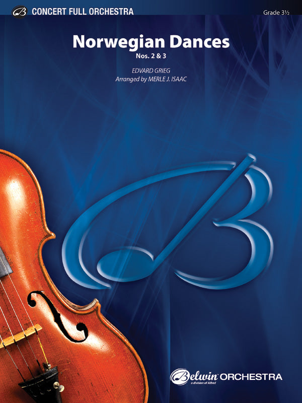 NORWEGIAN DANCES NO 2/3 FULL ORCH ARR ISAAC GRIEG