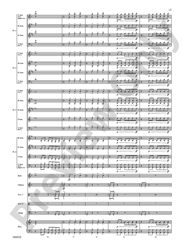 Castles and Dragons (Flexible Arrangement) - Concert Band Conductor Score & Parts (Digital Download)