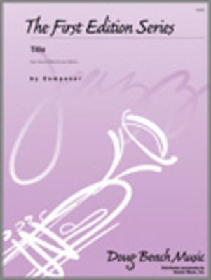 Tres Picos - Beach, Shutack - Kendor Music Score/Parts
