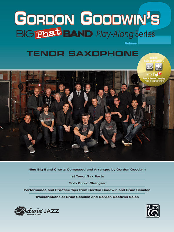 Big Phat Band Playalong Vol 2 Tenor Sax Bk/CD