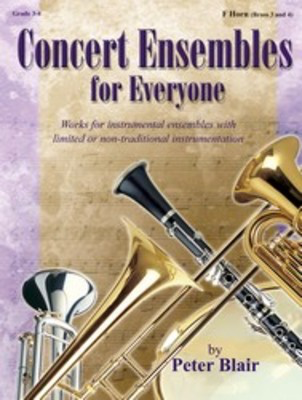 Concert Ensembles For Everyone F Horn Br 3 And 4 -