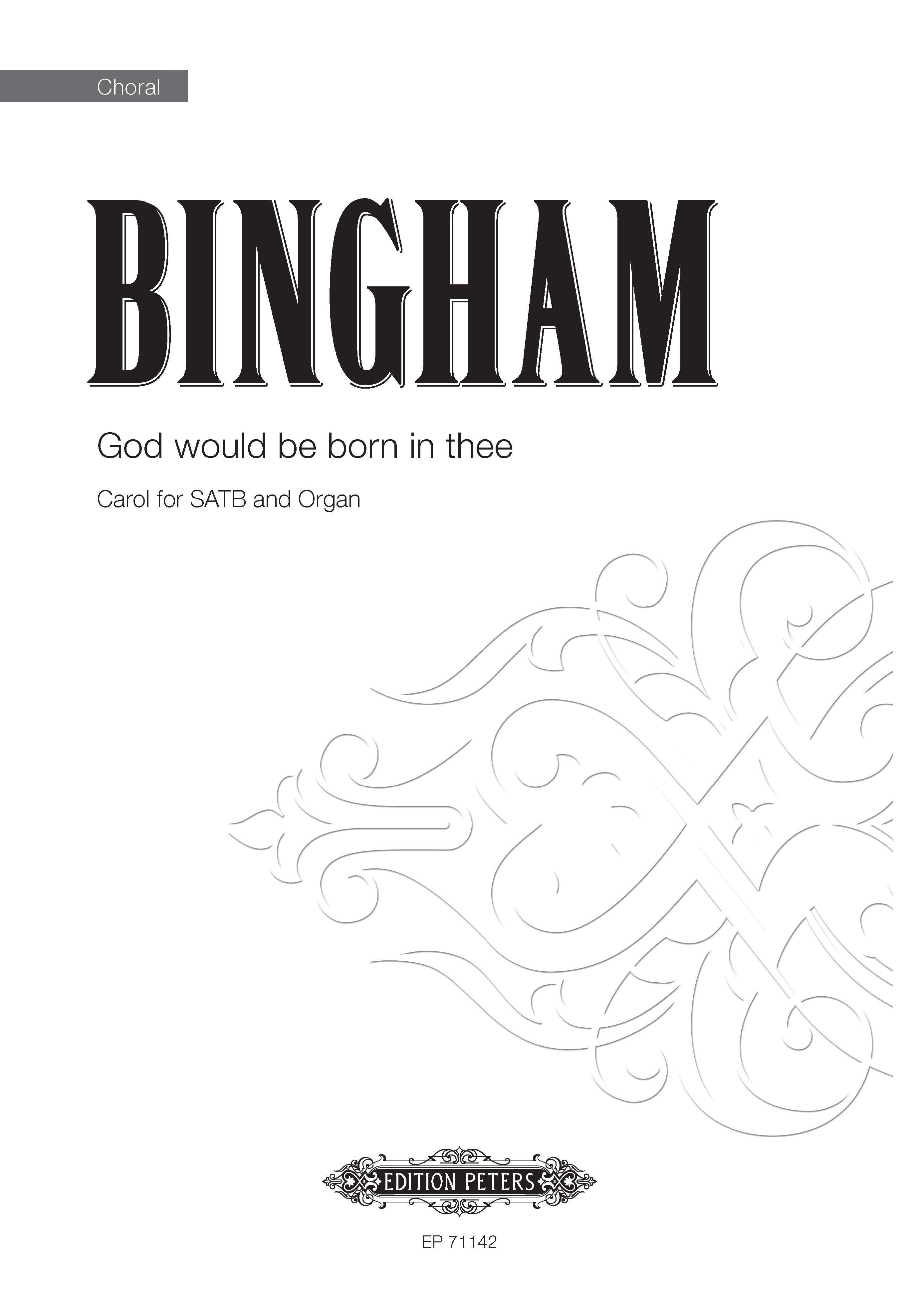 God Would Be Born In Thee (EP71142) - Organ/SATB Choral Octavo (Digital Download)