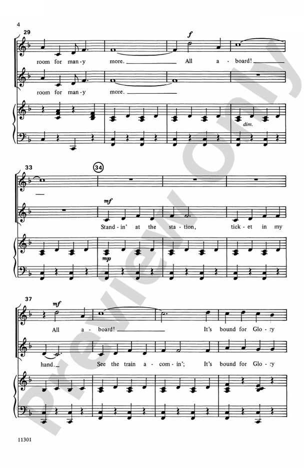 Get on Board This Train – 2-Part Choral Octavo (Digital Download)