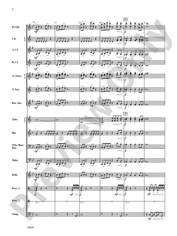 Crusade - Concert Band Conductor Score & Parts (Digital Download)