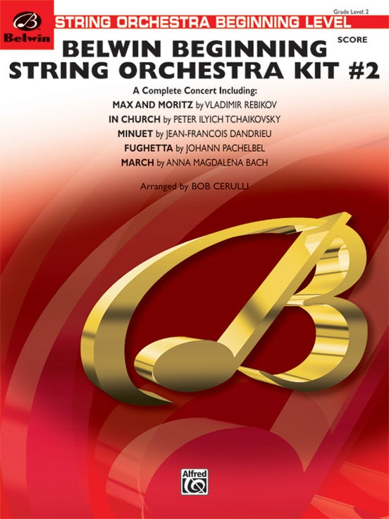 Belwin Beginning String Orchestra Kit #2 – String Orchestra Conductor Score & Parts (Digital Download)