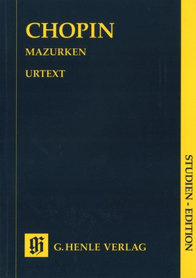Mazurkas - Study Score - Frederic Chopin - Piano G. Henle Verlag Study Score Score