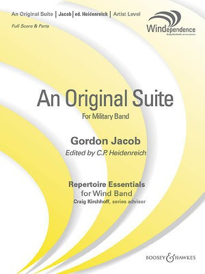 An Original Suite (Revised Edition with Full Score) - Windependence Artist Level (Grade 5) - Gordon Jacob - Boosey & Hawkes Full Score Score