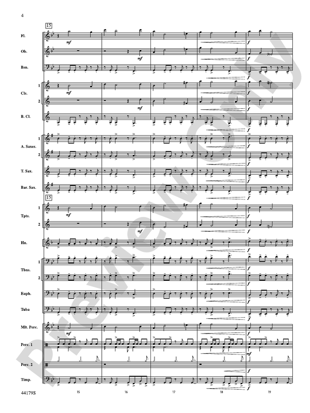 Lake County Landscapes - Concert Band Conductor Score & Parts (Digital Download)
