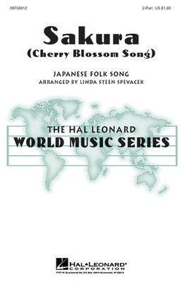 Sakura - (Cherry Blossom Song) - 2-Part Linda Spevacek Hal Leonard Octavo