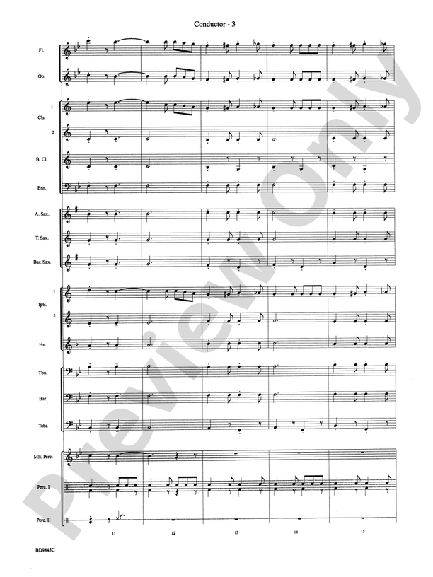 Washington Post - Concert Band Conductor Score & Parts (Digital Download)