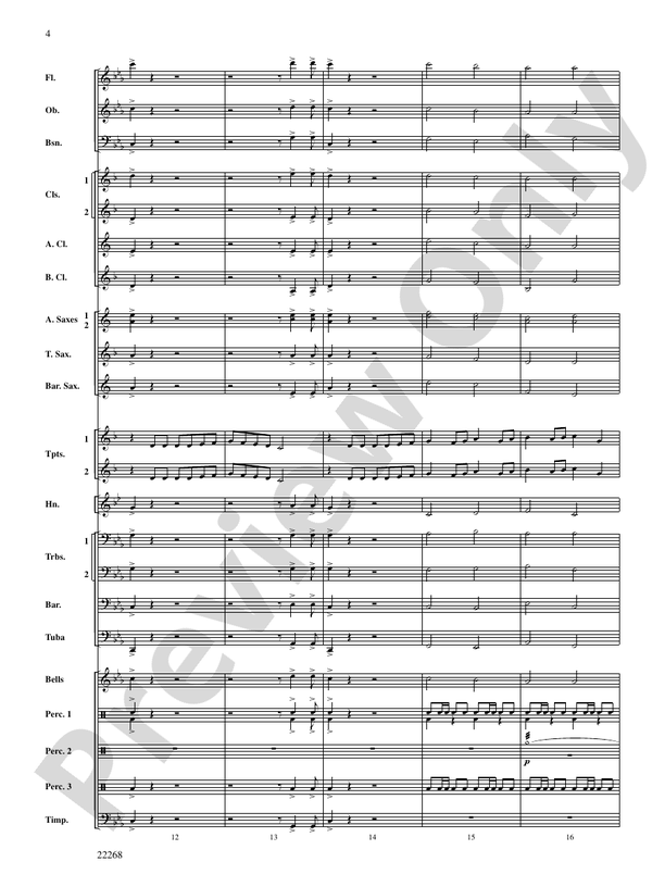 Lightning! - Concert Band Conductor Score & Parts (Digital Download)