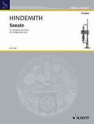 Hindemith - Sonata - Trumpet/Piano Accompaniment Schott ED3643