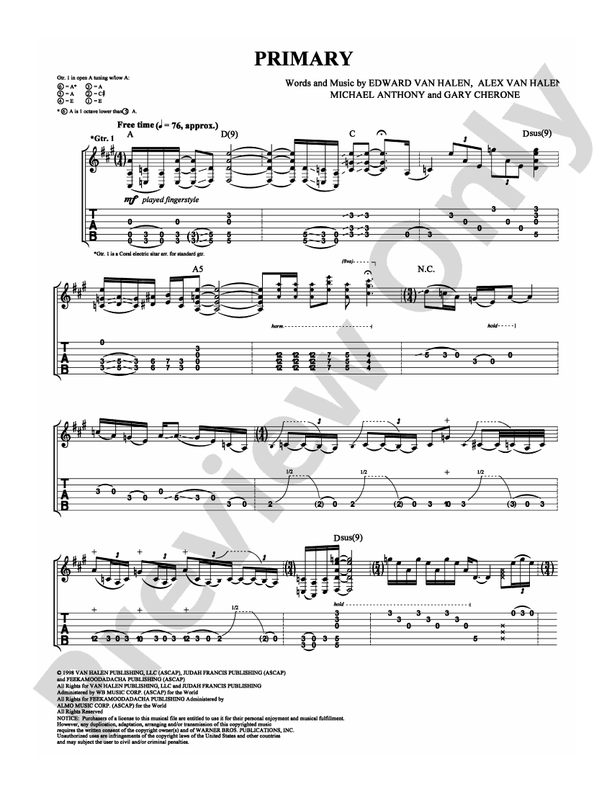 Primary - Guitar TAB (Digital Download)