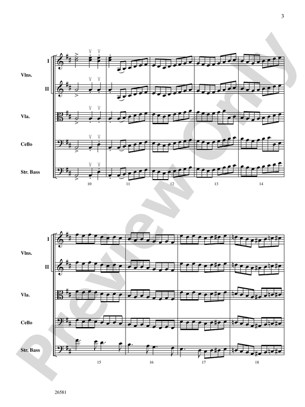Russlan and Ludmilla – String Orchestra Conductor Score & Parts (Digital Download)