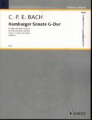 Bach - Hamburg Sonata Gmaj Wq133 - Flute/Basso Continuo/Cello (Viola da Gamba) ad lib Schott Music FTR1