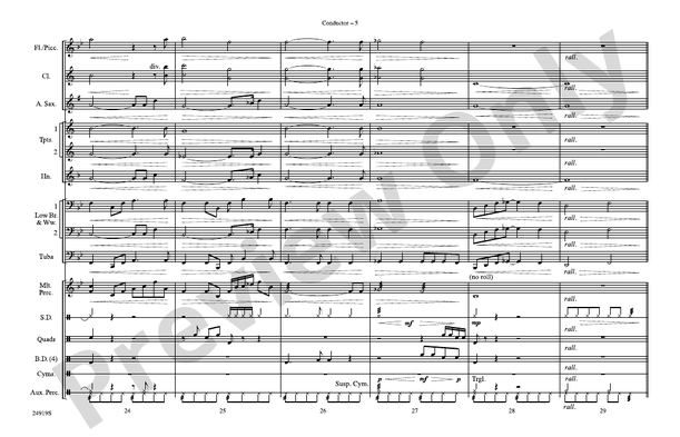 The Aviator – Marching Band Conductor Score & Parts (Digital Download)