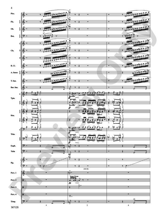 Gloria - Concert Band Conductor Score & Parts (Digital Download)