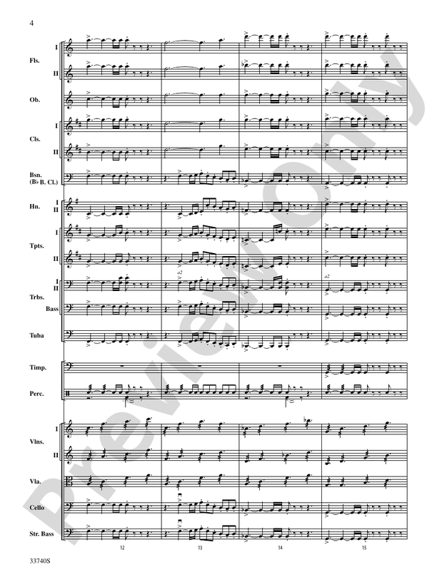 Poeme Symphonique "Les Preludes" – Full Orchestra Conductor Score & Parts (Digital Download)
