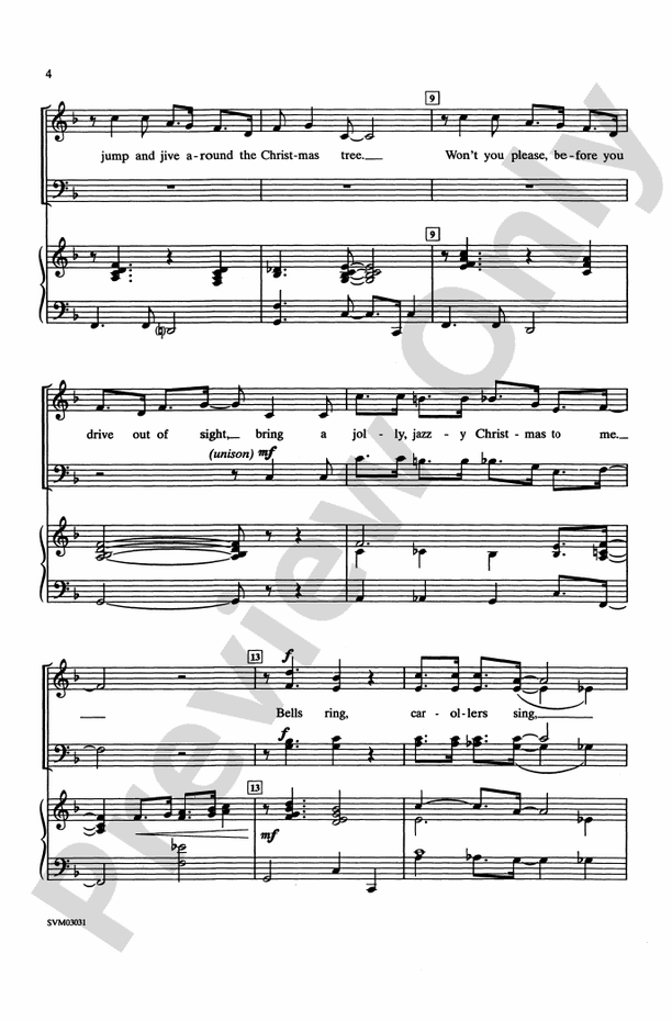 A Jolly, Jazzy Christmas - SATB Choral Octavo (Digital Download)