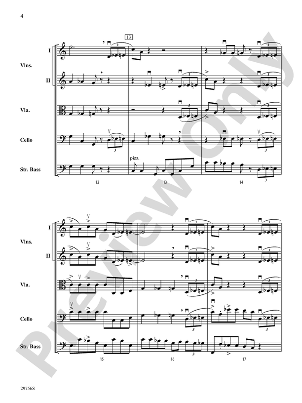 Hotter Than Blues – String Orchestra Conductor Score & Parts (Digital Download)