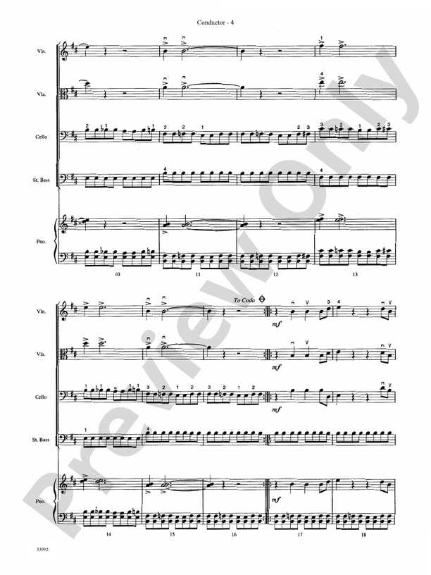 Great Themes from TV and Movies – String Orchestra Conductor Score & Parts (Digital Download)