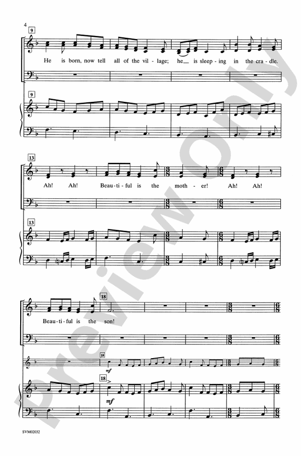 Bring a Torch, Jeannette, Isabella – SAB Choral Octavo (Digital Download)