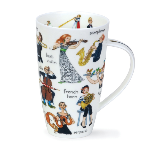 Dunoon Fine Bone China Mug Musical Mayhem