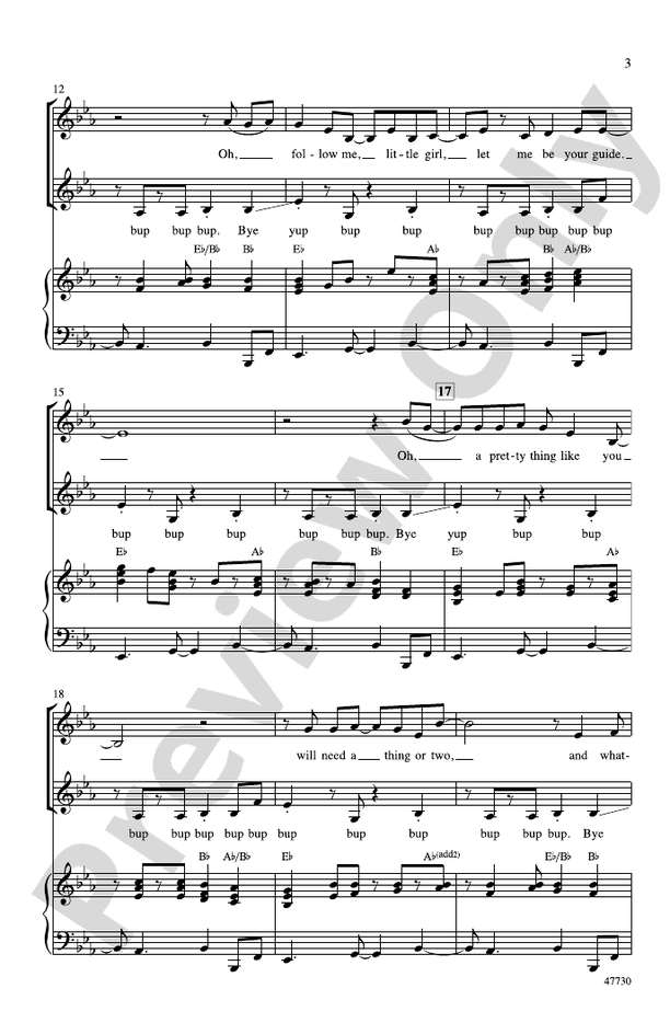 Mama Will Provide – SSA Choral Octavo (Digital Download)