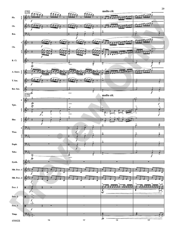 Winds of Change - Concert Band Conductor Score & Parts (Digital Download)