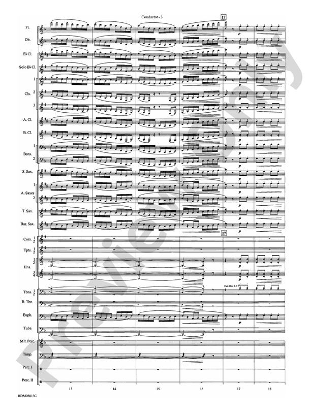 Pineapple Poll (Suite from the Ballet) - Concert Band Conductor Score & Parts (Digital Download)
