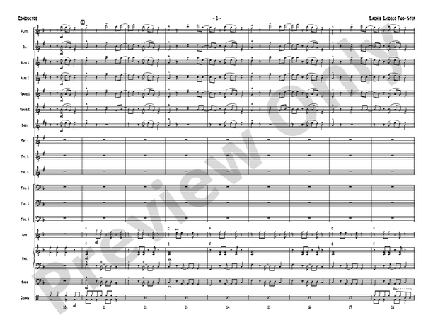 Zack's Zydeco Two-Step – Jazz Ensemble Conductor Score & Parts (Digital Download)