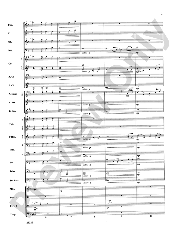Cheyenne Canon - Concert Band Conductor Score & Parts (Digital Download)