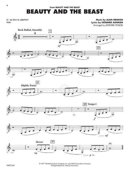 Essential Elements Disney Favorites - Alto Clarinet - Hal Leonard